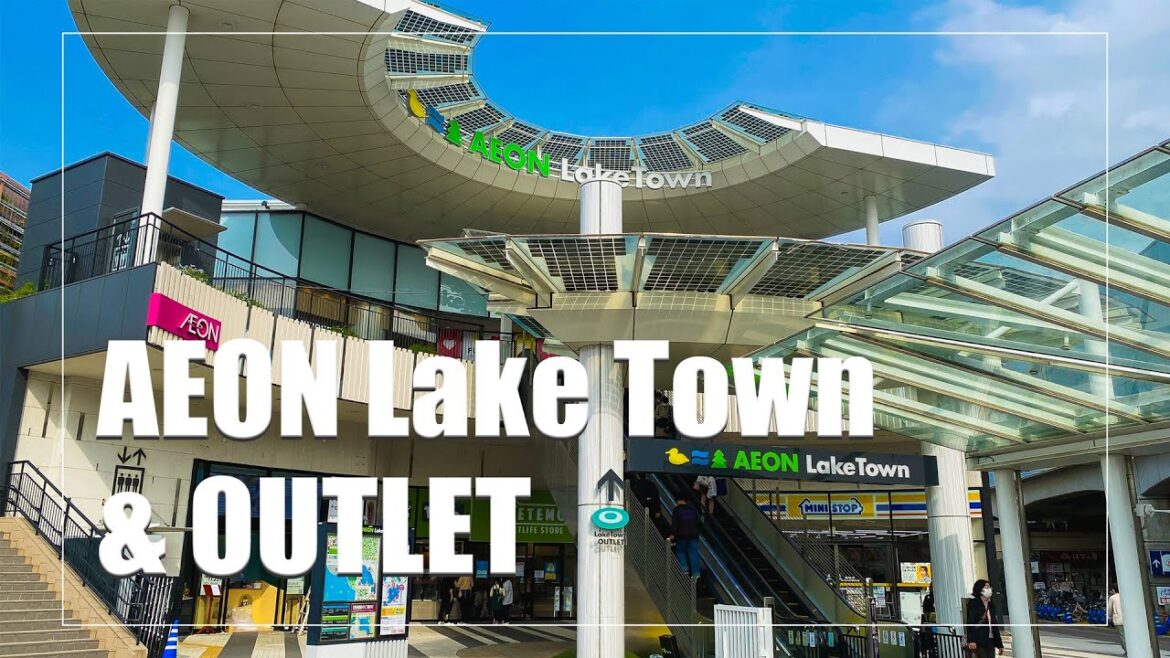 [4K] JAPAN WALK, Aeon Laketown & OUTLET mall (イオンレイクタウン), Mar.2021