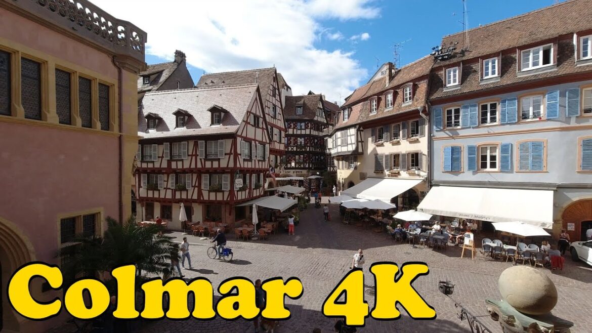 Colmar, France Walking tour 4K. [September 2022]
