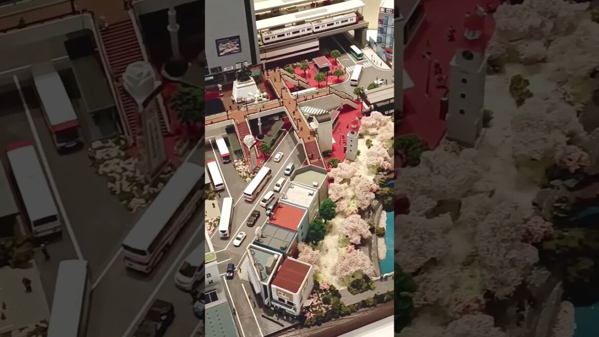 Beautiful Japanese cityscape in diorama! Beautiful Japanese cityscape in diorama!