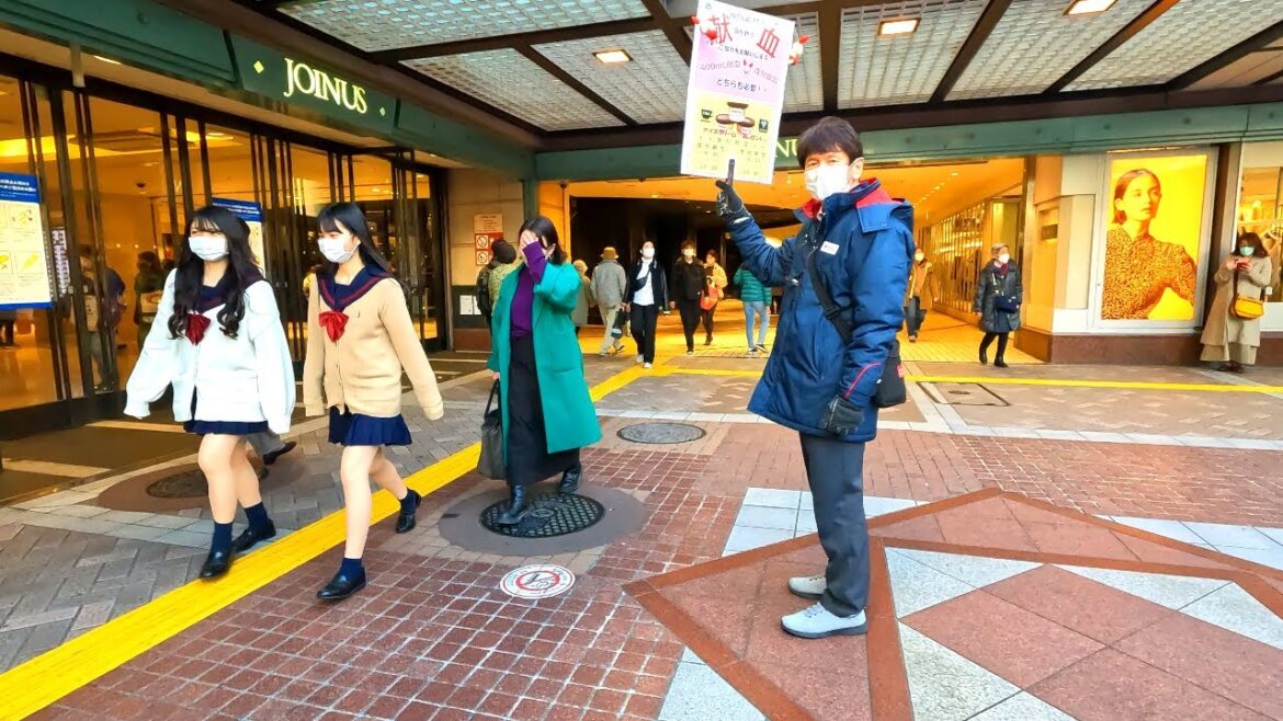 【4K60】冬の横浜駅周辺を散歩！神奈川県横浜市(Japan Walking around Yokohama Station)