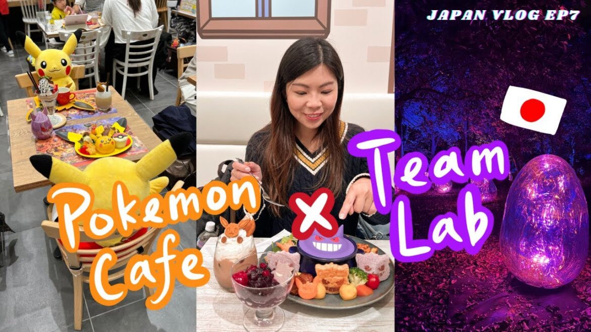 [🇯🇵2022日本關西VLOG EP7] 大阪必去Pokemon Cafe！打卡熱點TeamLab Botanical Garden✨人氣包店值得排隊試嘛？