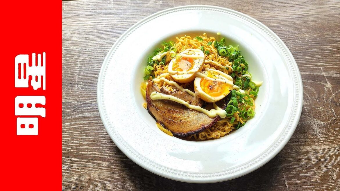 Myojo Charumera Aomori Stamina Gen Tare Mazesoba – Japan — Instant Noodle Recipe Time – EP 1598 Myojo Charumera Aomori Stamina Gen Tare Mazesoba – Japan — Instant Noodle Recipe Time - EP 1598