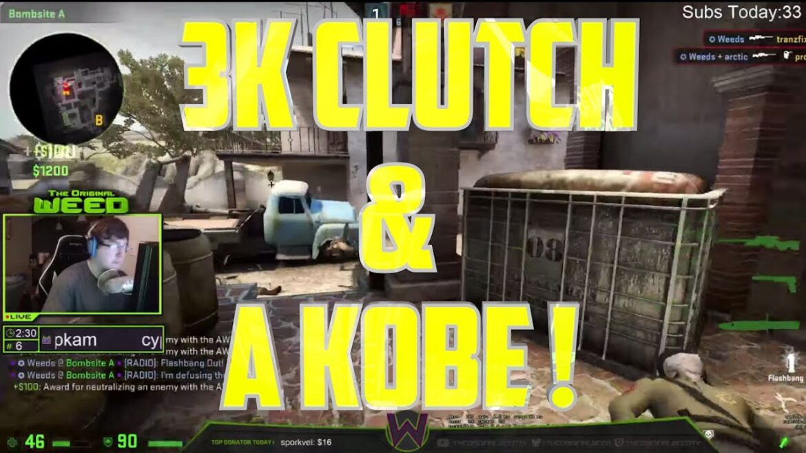 3K CLUTCH & THEN COLLAT WITH A KOBE!