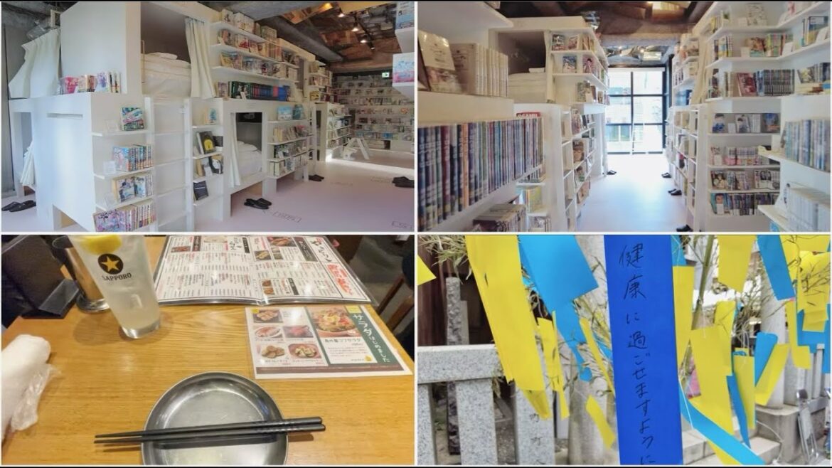 【Tokyo】Stay at a capsule hotel where you can experience manga all night long.