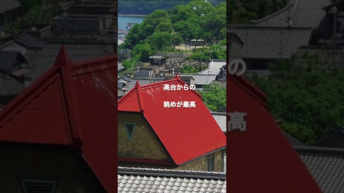 鞆の浦湾・ジブリ ポニョの世界「風景画の旅」ぶらり散歩旅と油彩画#shorts