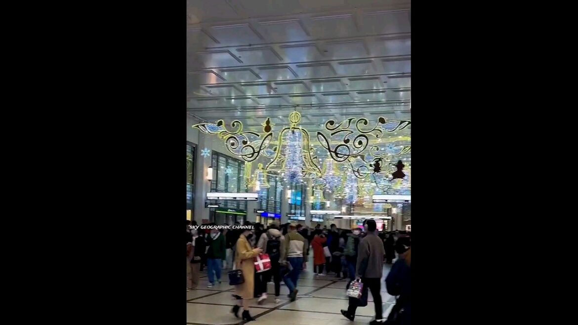 osaka station japan. jingle bells