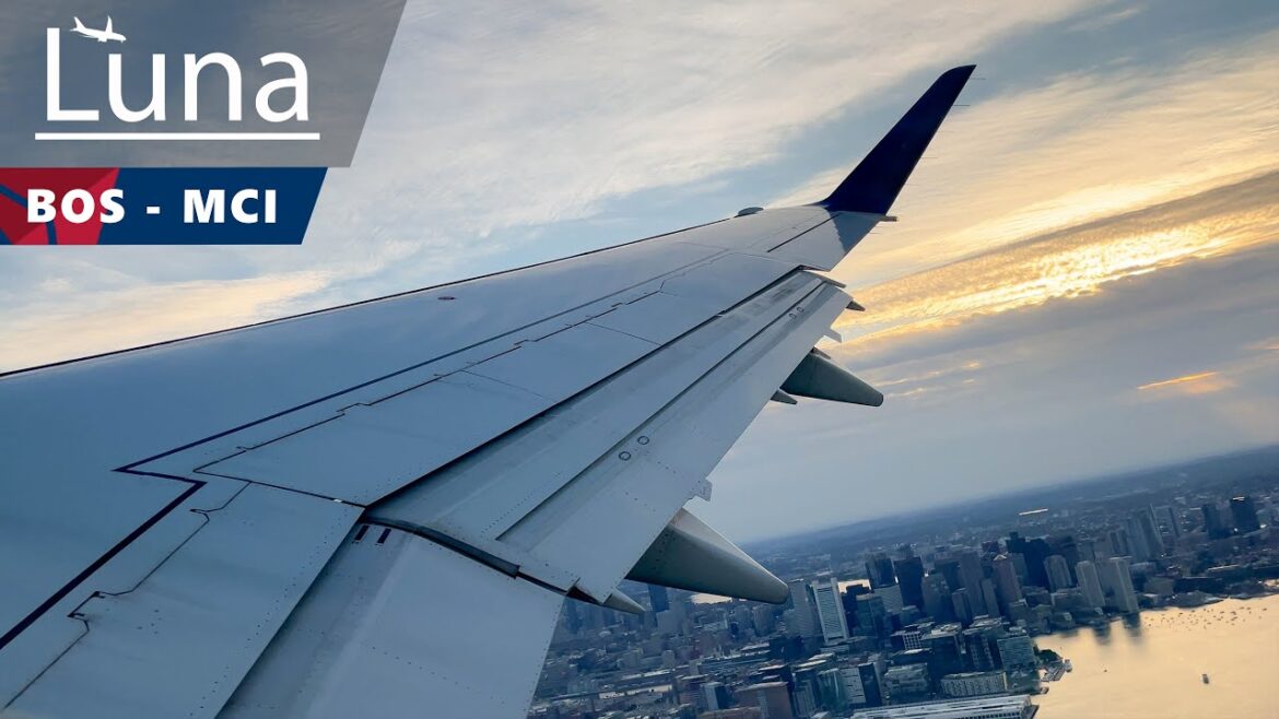 Delta Connection Embraer E175 Flight From Boston to Kansas City Delta Connection Embraer E175 Flight From Boston to Kansas City