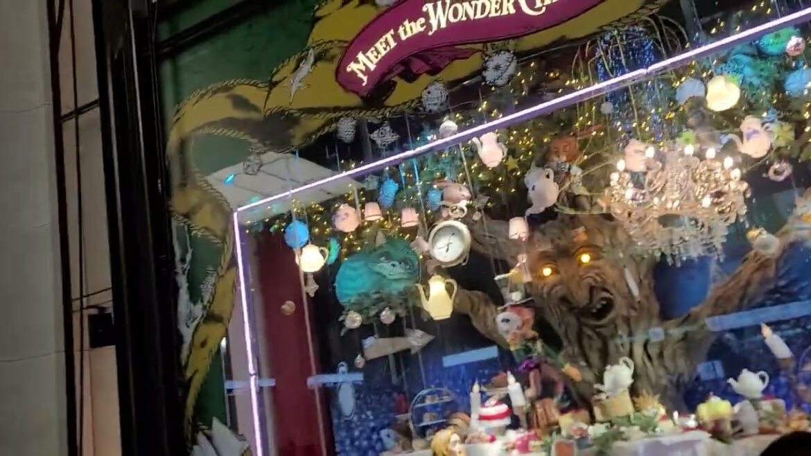 오사카 간사이 여행 - 우메다 한큐백화점 지하 크리스마스 조경