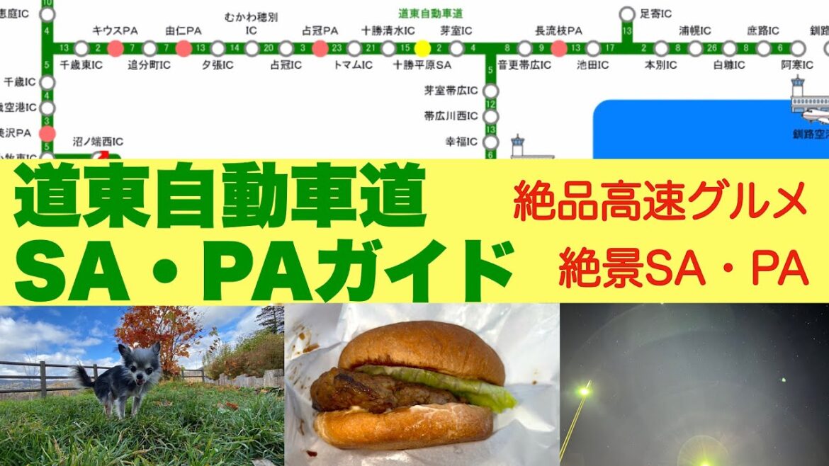 【道東自動車道】道東自動車道のサービスエリア・パーキングエリア完全ガイド　お得な高速サービスも紹介！ 絶品サービスエリアグルメとは？　道東自動車道を走行するときの注意点👆
