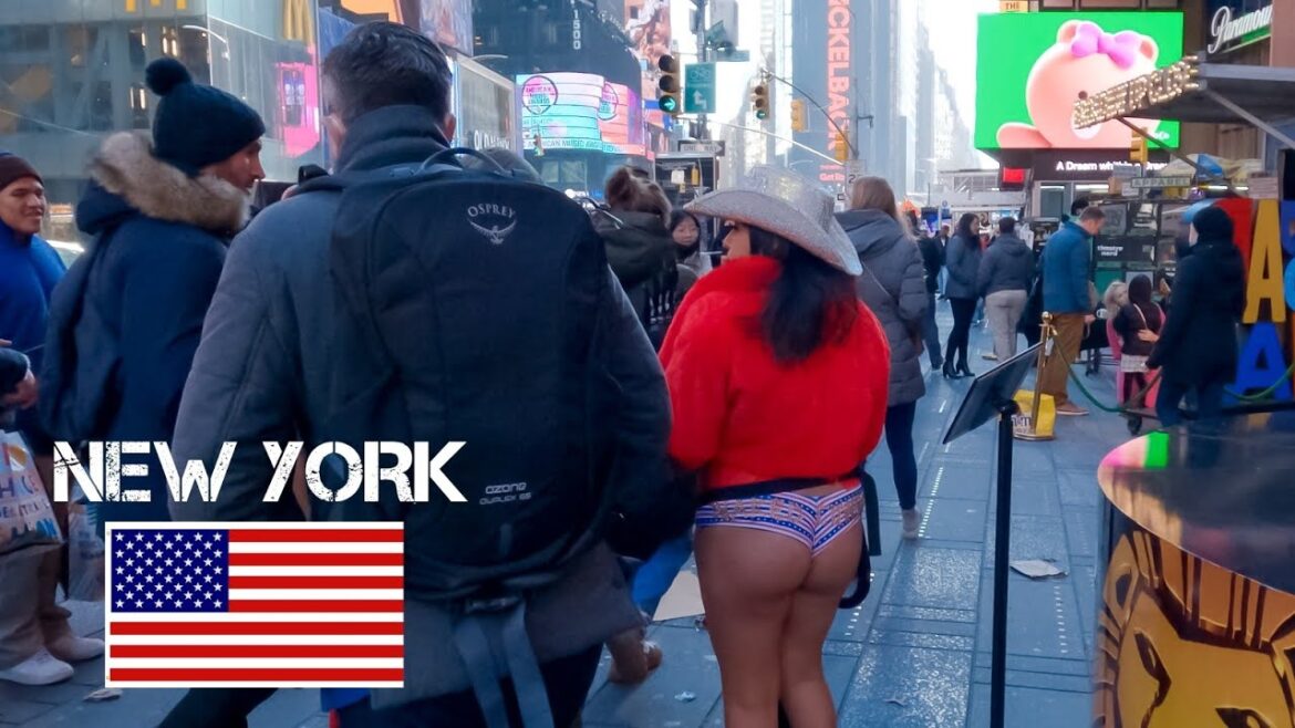 New York City Walking Tour. Times Square Virtual Tour. New York City 4k UHD/60fps November, 2022
