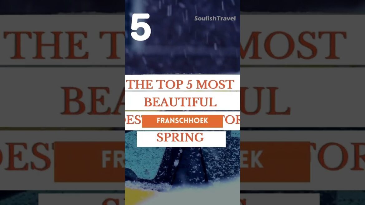 The Top 5  Beautiful Destinations For Spring | 4K | Short | Travel | Road Trip | 2023