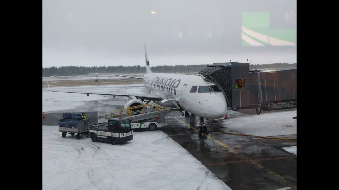 Finnair flight OUL-HEL 1.12.22