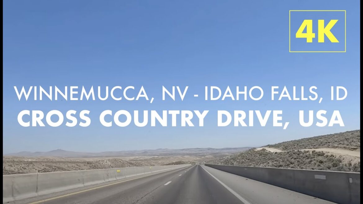 Pt 2: Cross Country Road Trip USA | 6 HOURS DRIVING in 4K | Winnemucca, NV – Idaho Falls, ID Pt 2: Cross Country Road Trip USA | 6 HOURS DRIVING in 4K | Winnemucca, NV - Idaho Falls, ID
