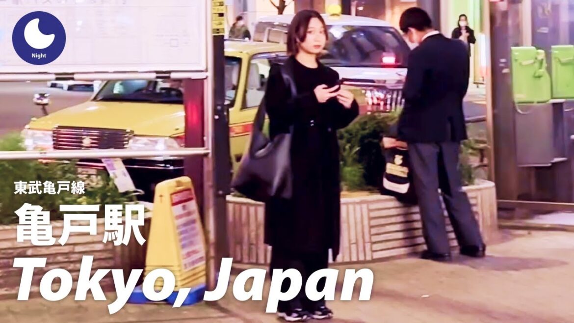⁴ᴷ Japan: Kameido Station, Tokyo / Tobu Kameido Line : Walking Tour (December, 2022)