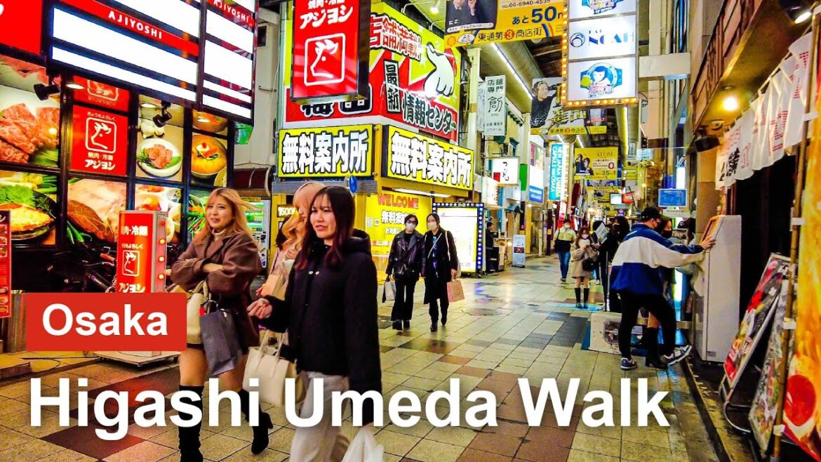 【Osaka 💖】Walk Japan – Umeda Drinking Spot Walk Higashi Dori Shopping Street ASMR 【4K】오사카 โอซาก้า 【Osaka 💖】Walk Japan - Umeda Drinking Spot Walk Higashi Dori Shopping Street ASMR 【4K】오사카 โอซาก้า