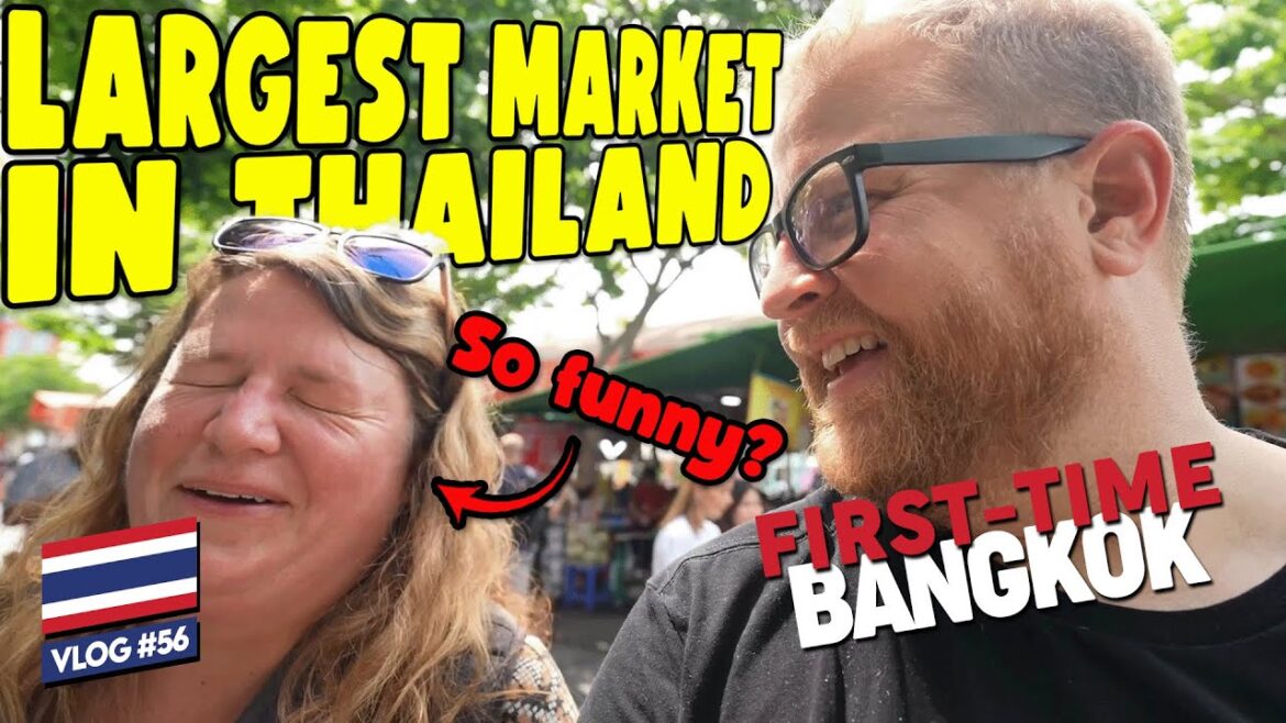 First Time in Bangkok, We visited the largest market in Thailand! First Time in Bangkok, We visited the largest market in Thailand!