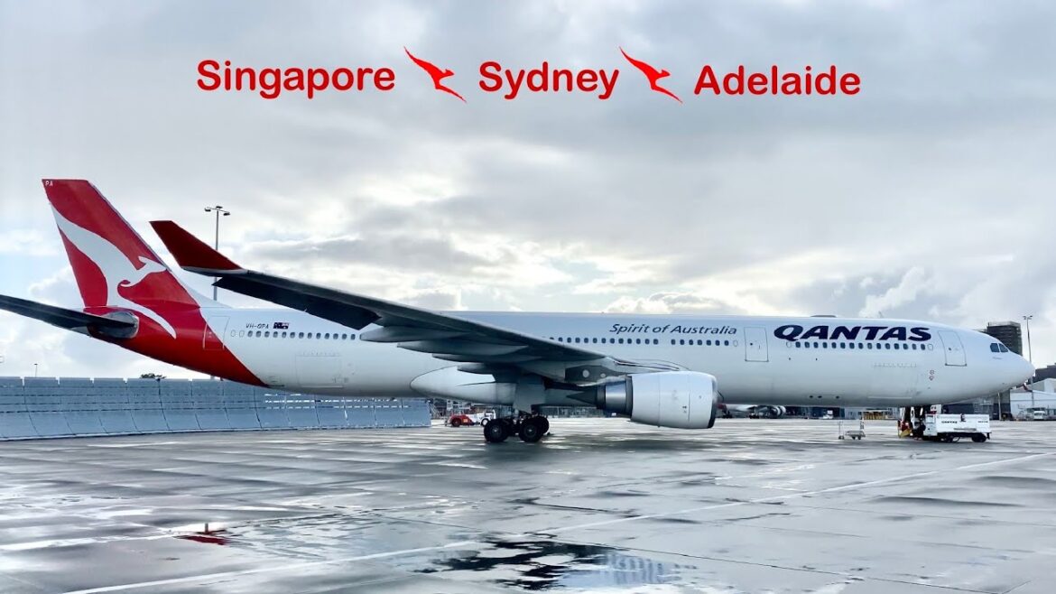 QANTAS A330-300 & B737 ECONOMY Class QANTAS A330-300 & B737 ECONOMY Class