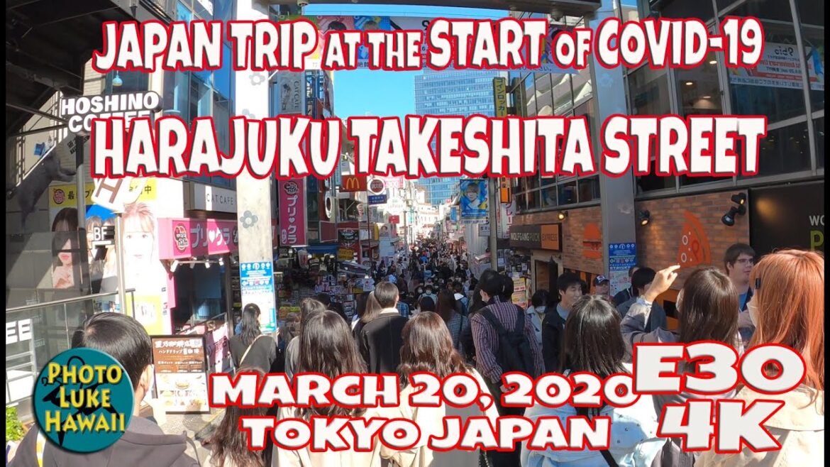 Harajuku Takeshita Street E30 March 20, 2020 Tokyo Japan Trip at the Start of Covid-19 Harajuku Takeshita Street E30 March 20, 2020 Tokyo Japan Trip at the Start of Covid-19