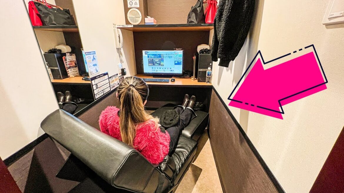 Stayed at Internet cafe capsule private room alone | Kai-Katsu Club