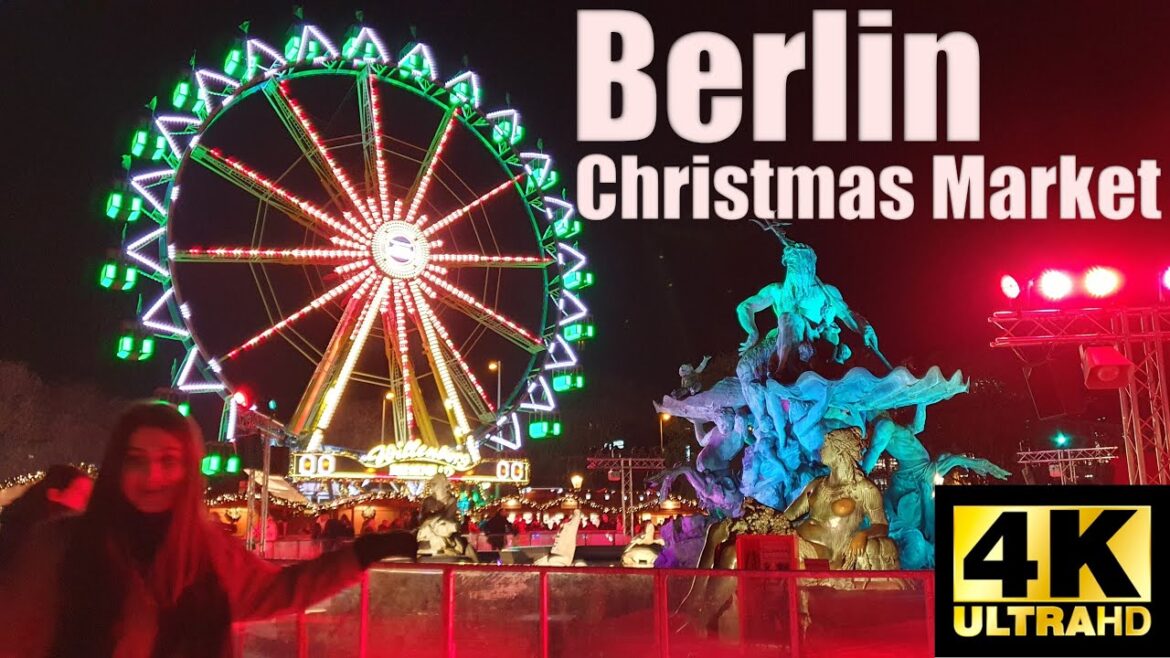 🎄Berliner🎅 Weihnachtsmärkte , Germany Walking Tour 4K Christmas Market
