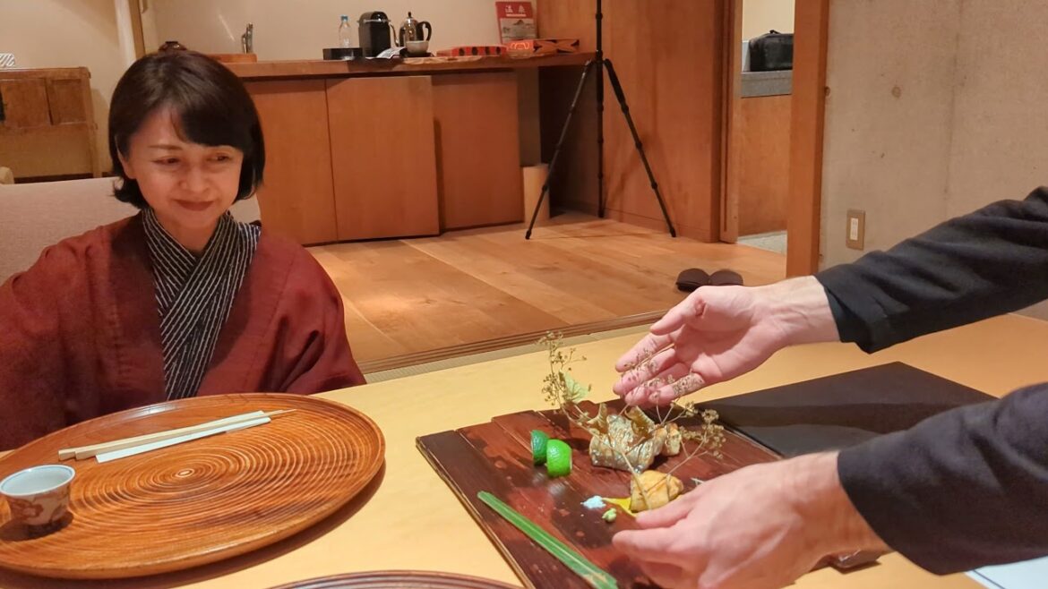 Kirishima, Kagoshima (鹿児島県霧島市) - Dinner in our room at Myoken Ishiharaso (妙見石原荘)