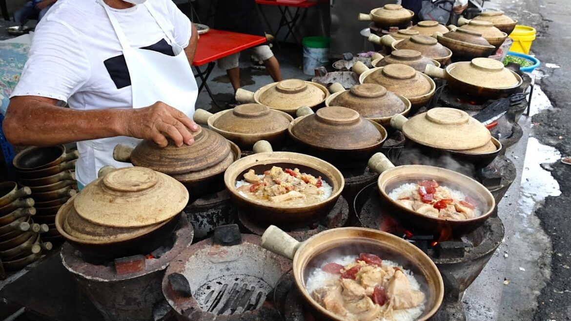 Hard Working Grandpa! Amazing Claypot Chicken Rice Skills – Malaysian Street Food Hard Working Grandpa! Amazing Claypot Chicken Rice Skills - Malaysian Street Food