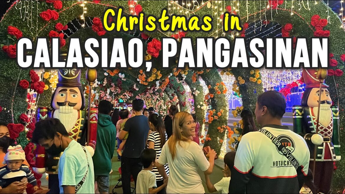 Christmas in CALASIAO PANGASINAN, PHILIPPINES | FANTASTIC CHRISTMAS VILLAGE & STREET FOOD TOUR!