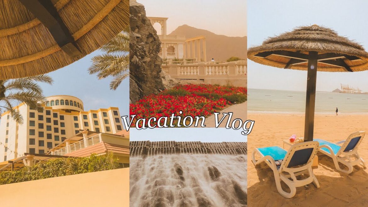 [VLOG] 2021 Vacation 🏖 Such a pretty place to rest with family ☀️ UAE, KHOR FAKKAN 🇦🇪 | Travel Vlog