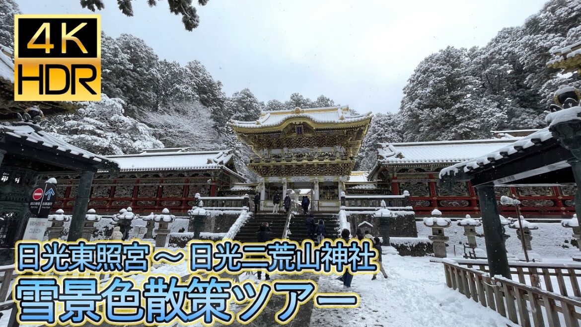 [JapanTravel] 日光東照宮～日光二荒山神社 雪景色散策ツアーNikko Toshogu - Nikko Futarasan Shrine Snow scenery walking tour