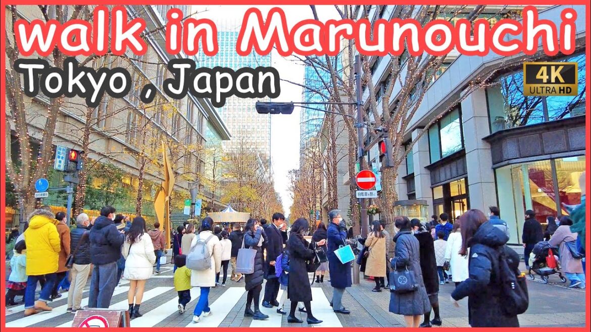 walk in Marunouchi 4K , tokyo Japan