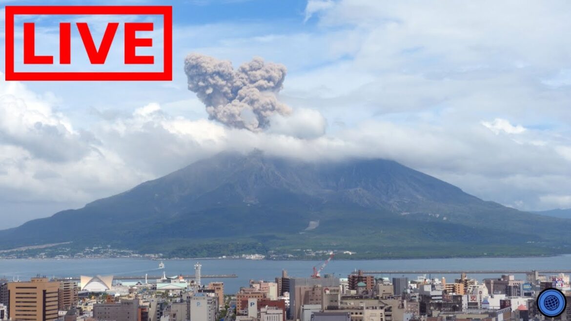🌎 LIVE Sakurajima Japan Volcano