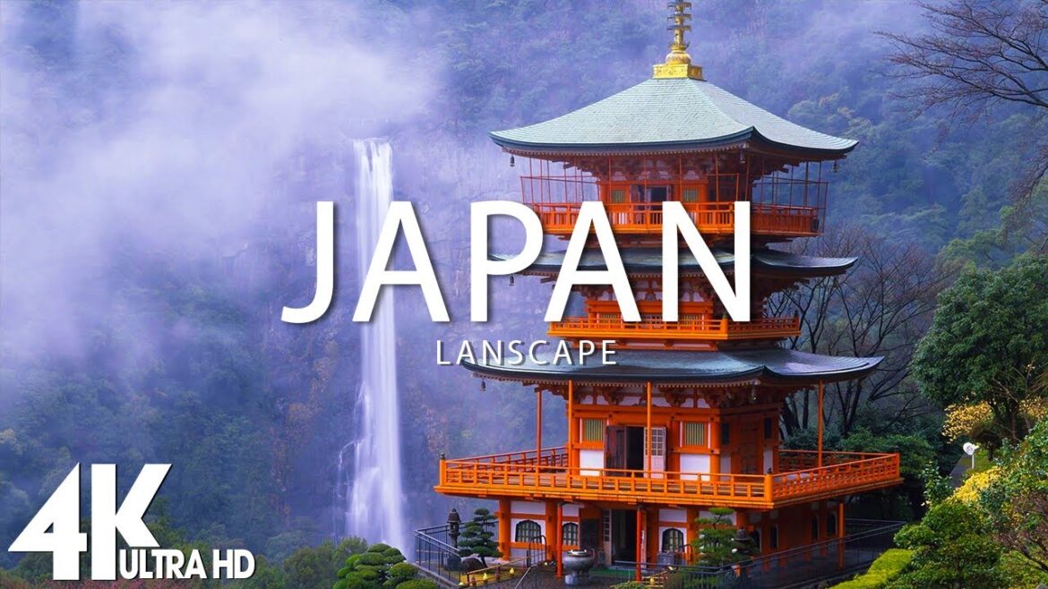 FLYING OVER JAPAN (4K UHD) - Relaxing Music Along With Beautiful Nature Videos - 4K Video #2