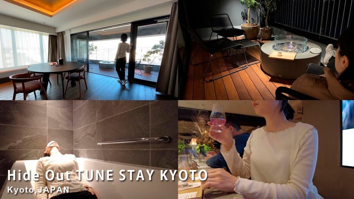 SUB【隠れ家ホテル🤫】○○がオールインクルーシブ！キッチン付きスイートルームに女一人おこもりステイ【京都ホテル/Hide Out/TUNE STAY KYOTO/Japan】
