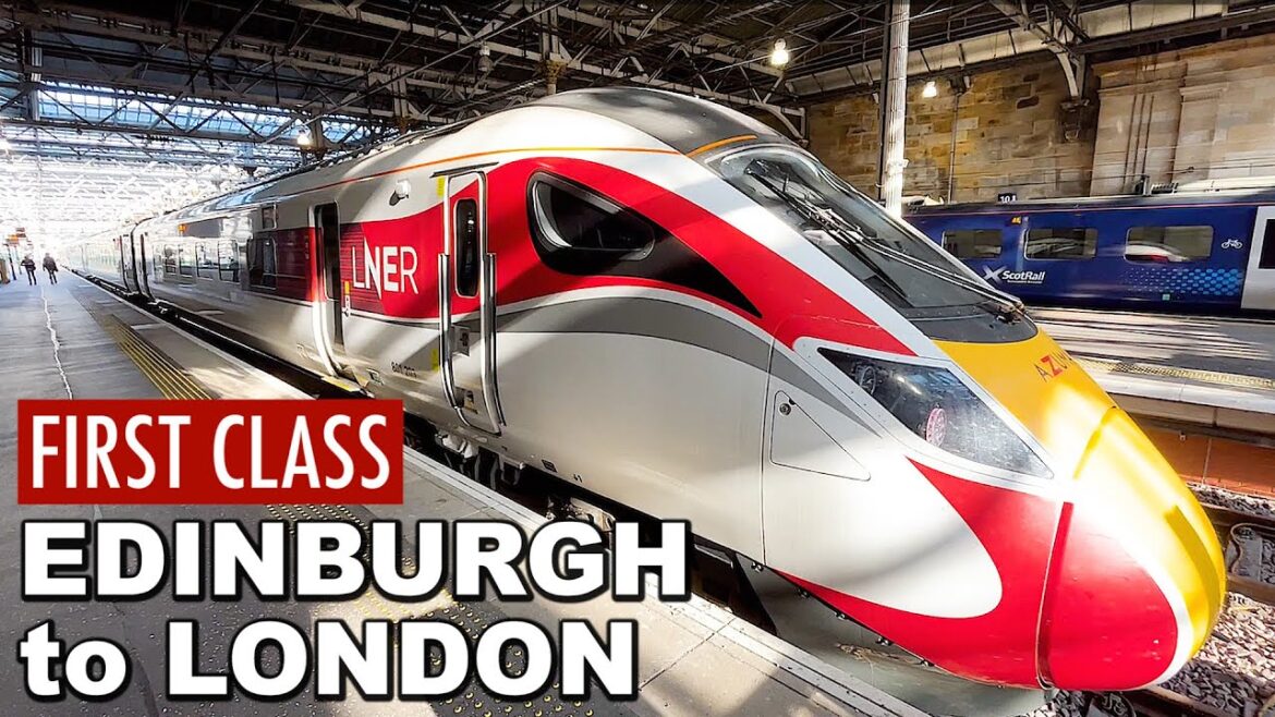 🇬🇧Riding the British First Class High-Speed Train from Scotland to England | AZUMA 🇬🇧Riding the British First Class High-Speed Train from Scotland to England | AZUMA