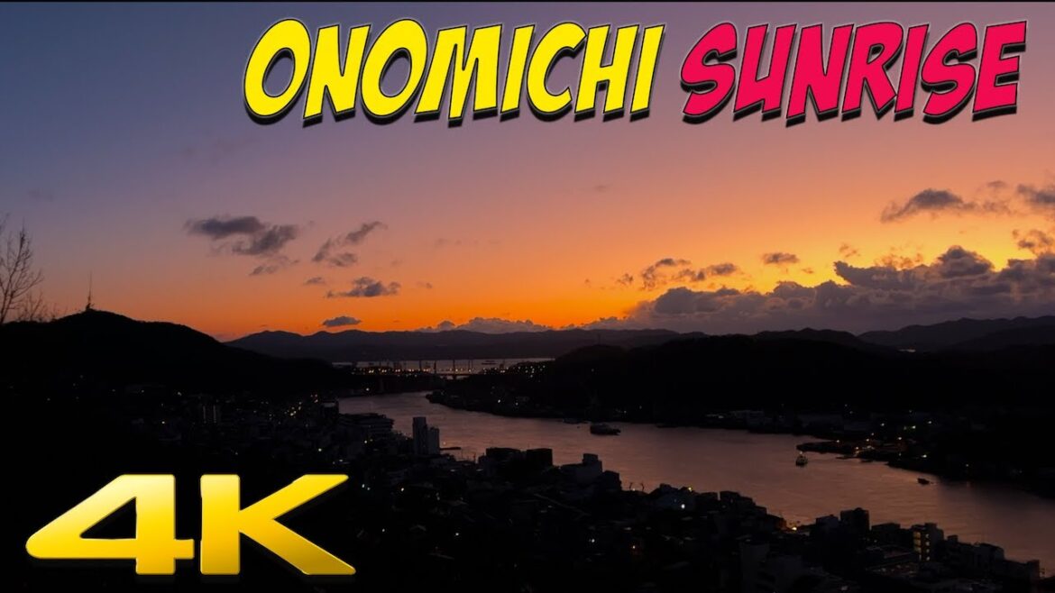 4K JAPAN | ONOMICHI SUNRISE in HIROSHIMA PREFECTURE - Anamorphic