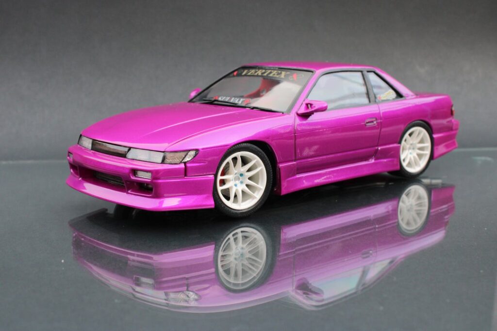 Vertex styled S13 in 1/24 scale (painted and built by myself)