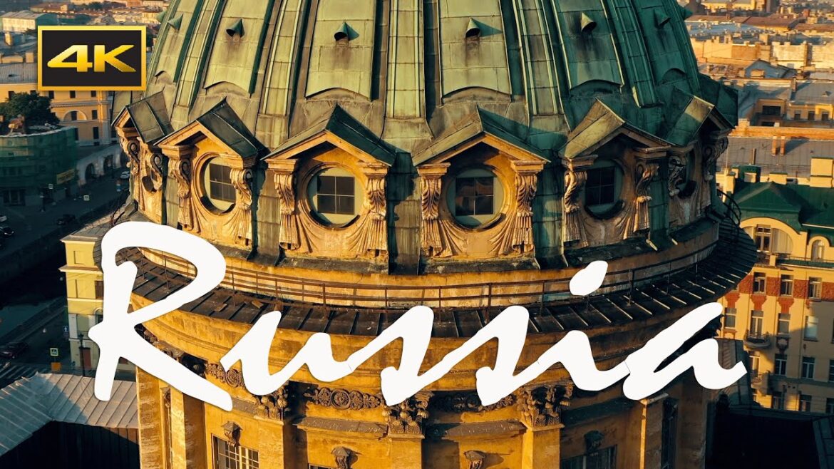 DJI Mavic2 Pro, St. Petersburg, Moscow, Russia [4K]