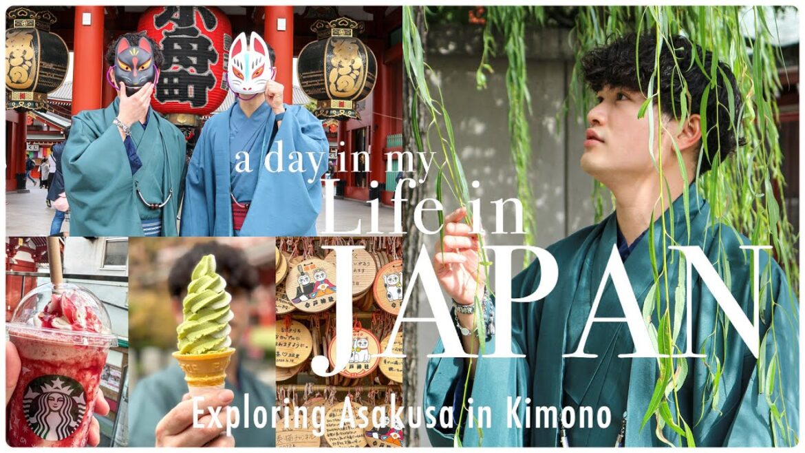 Exploring ASAKUSA in KIMONO | 着物 | 浅草、東京 | VLOG 89
