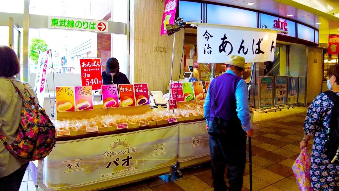 [Kameido Walk in Tokyo] Exquisite sweets ♪ (4K ASMR non-stop 1 hour 08 minutes)