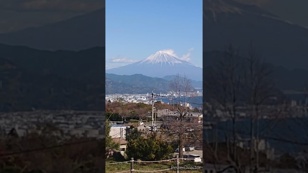 【静岡市】絶景！！日本平からみる富士山‼️