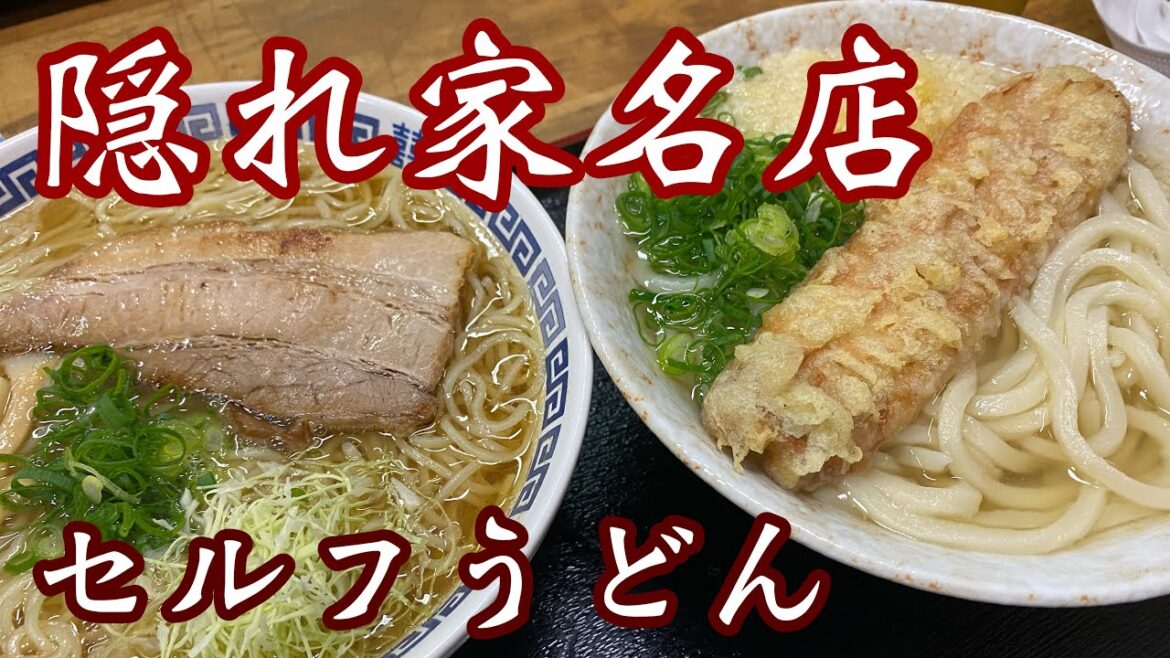 隠れ家名店【うどん&ラーメン】美味いちや！おでん味噌最高#うどん#ランチ#高知観光
