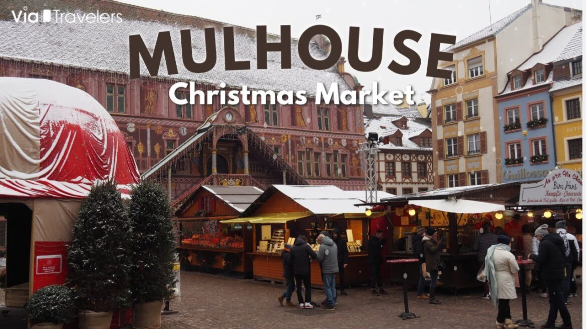Mulhouse Christmas Market: Day Trip from Strasbourg [4K]