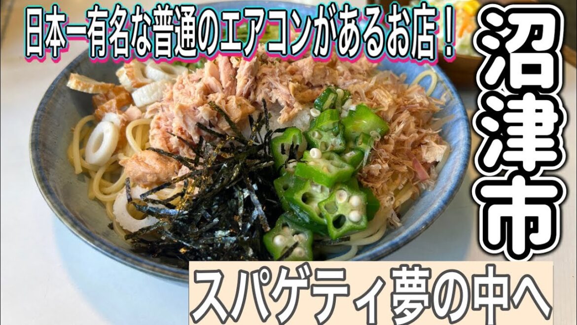 静岡県【沼津グルメ】日本一有名な普通のエアコンがある人気のスパゲティのお店！　スパゲティ夢の中へ【japan Shizuoka Numazu spaghetti food lunchi】