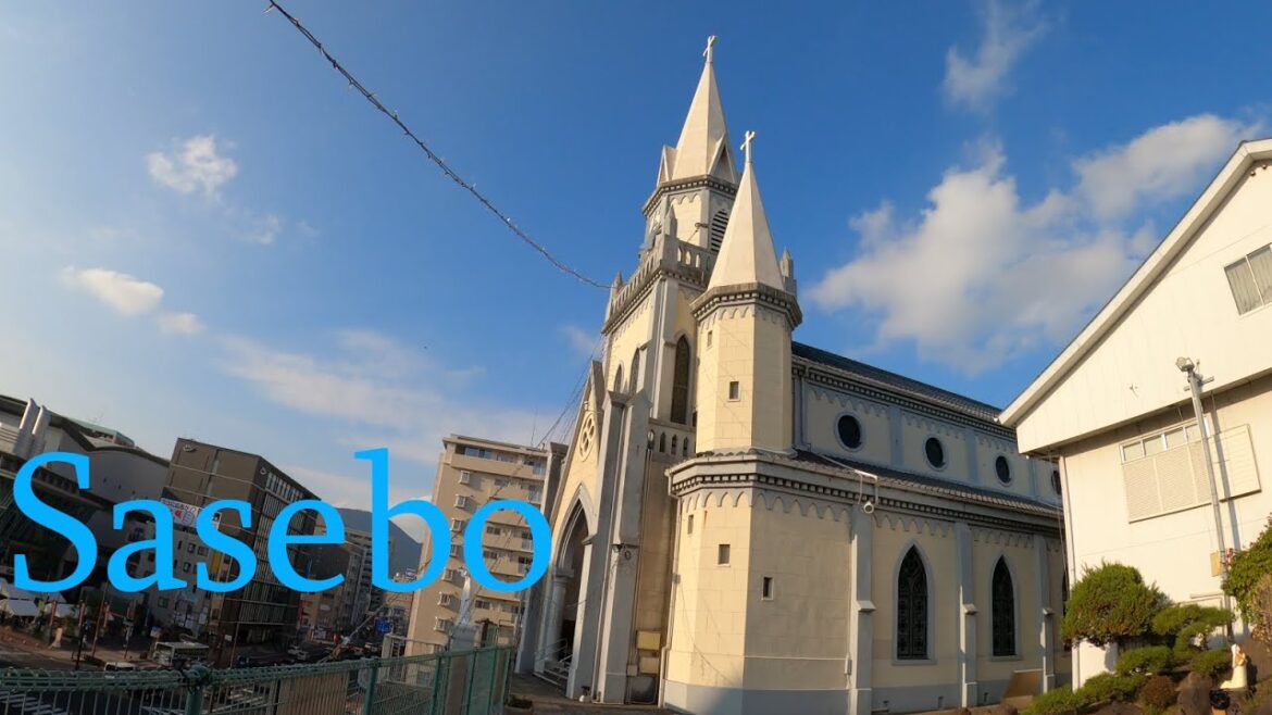 長崎県佐世保市内を散策　Walking Tour in Sasebo City of Nagasaki Prefecture, Japan