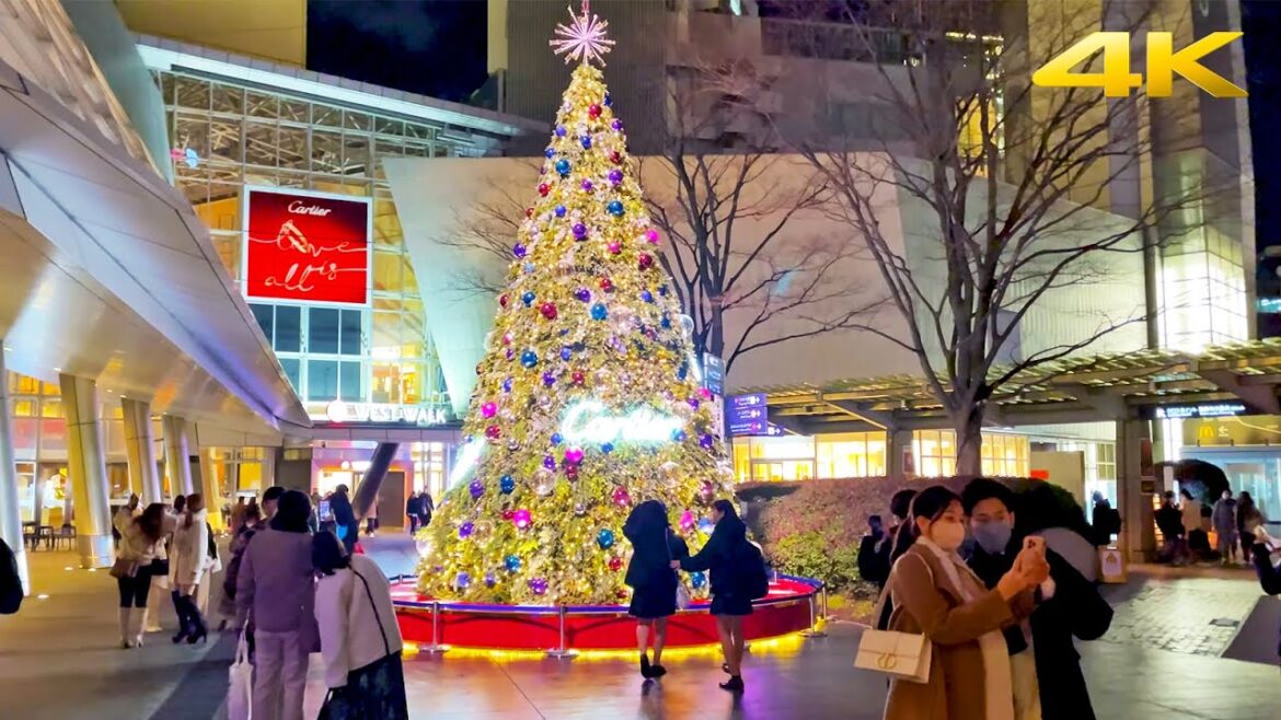 🇯🇵 Tokyo Christmas Lights – Roppongi Hills 2022 ・4K 🇯🇵 Tokyo Christmas Lights - Roppongi Hills 2022 ・4K