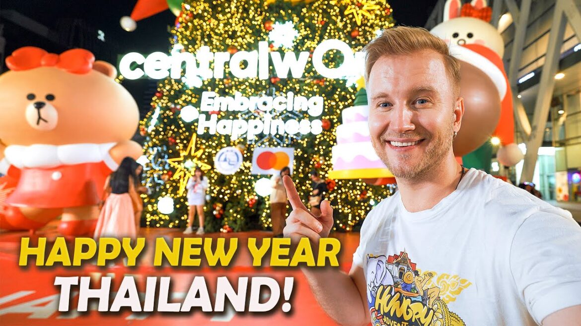 Happy New Year THAILAND!! / BANGKOK Special 2023 / STREET FOOD Hunt at Central World