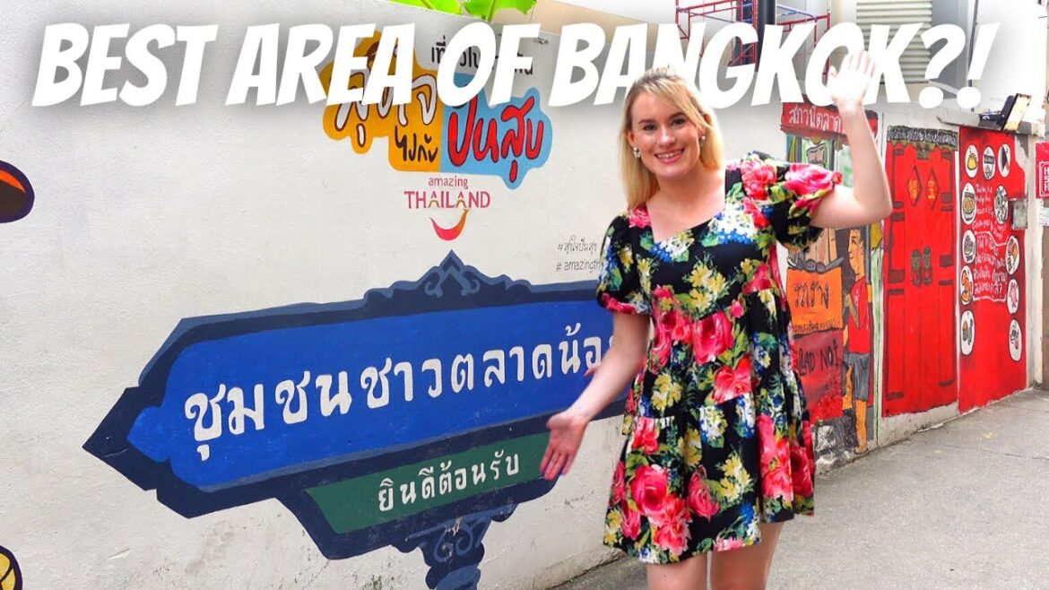 The BEST area in BANGKOK, Thailand?!🇹🇭 | Street art, riverside lunch and a visit to ICONSIAM