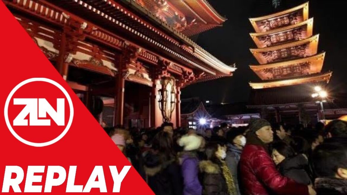 REPLAY: Sensoji Temple in Tokyo New Year's Eve celebration