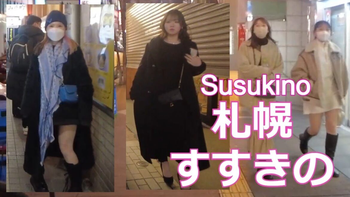 【美人コンテスト】札幌「すすきの」を散歩…nightwalk in Susukino  2022年12月29日