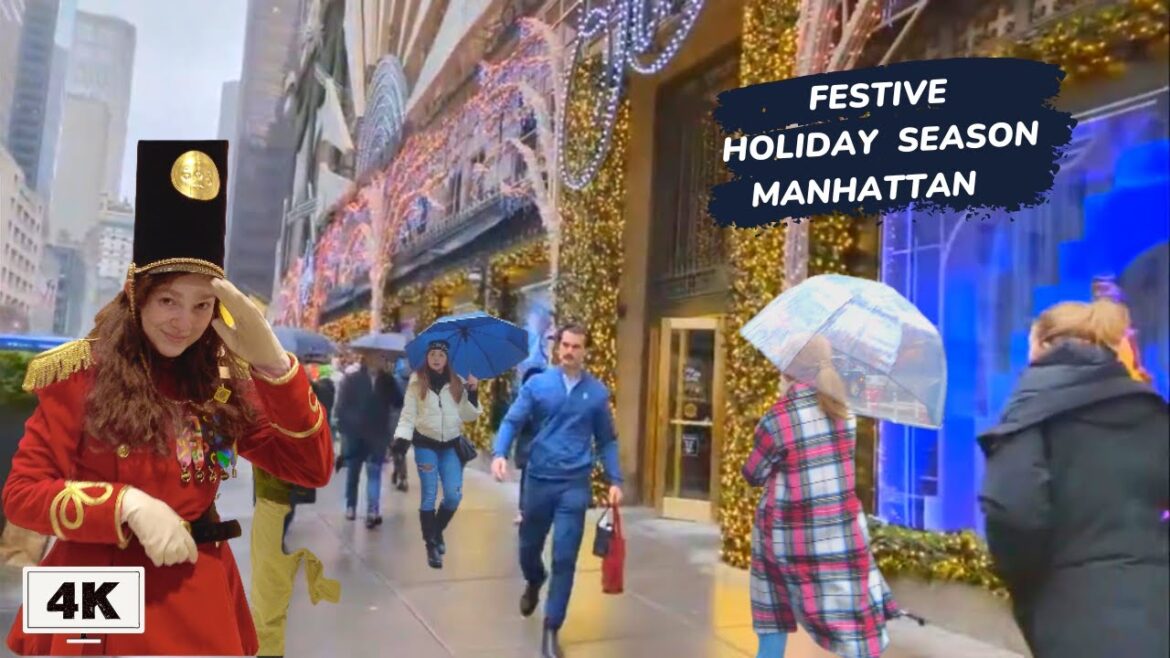 4K ✨ ☔ Rainy Day At Festive New York City! Rockefeller Center – 5Th Ave – RadioCity 4K ✨ ☔ Rainy Day At Festive New York City! Rockefeller Center - 5Th Ave - RadioCity